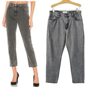 CURRENT ELLIOT The Vintage Cropped Slim Jeans Size 29 High Waist Faulkner Gray